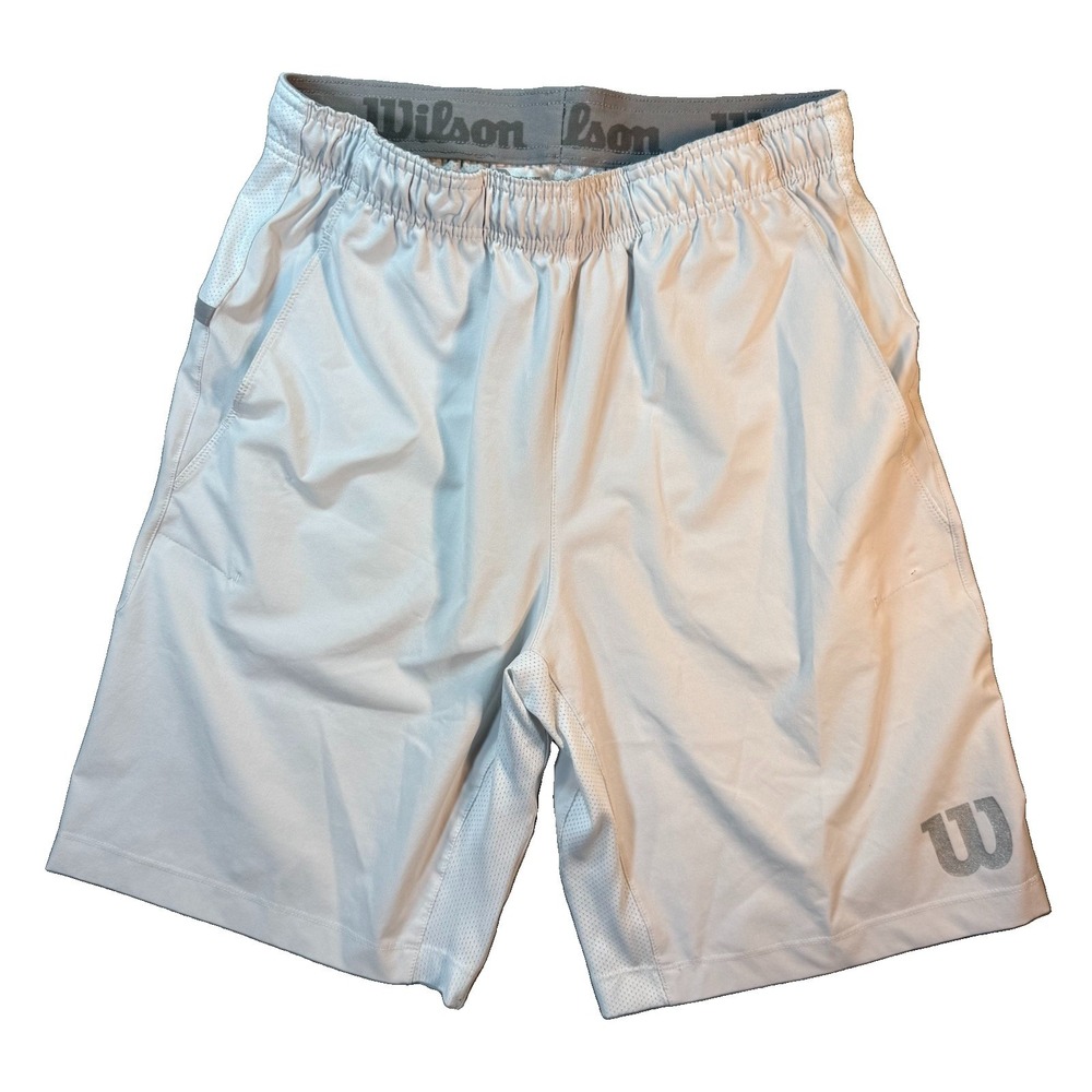Wilson Tennis White Shorts Men's Size M 28" Waist Wimbledon Tennis Whites